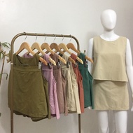 Coordinate Blouse and Skort (Palda Short)