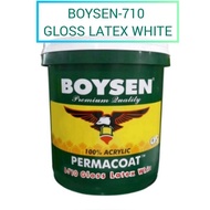 ▤ ✗ ☋ Boysen Permacoat Latex Pail 16L Acrylic 16 liters Semi Gloss Flat Latex Gloss Latex 701 715 7