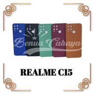 SOFTCASE MACARON REALME C15 CASE PRO CAMERA MACARON 3D-BENUA CAHAYA
