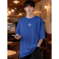 2R131 [AIYOU] Lelaki Baju T Shirt Men Tshirt   Oversized Clothes Tops Men's Plus Size T-shirts Crop 
