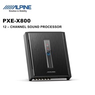 ALPINE PXE-X800 DSP SOUND SYSTEM 12–CHANNEL PREMIUM SOUND AUDIO PROCESSOR WITH BLUETOOTH MODULE