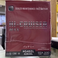 Hi-Cruiser Max Japan NS40ZL (42B20L) CCA330 12V/36AH Car Battery for Perodua Alza, Myvi