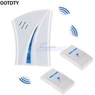 New 36 Music Melody Tune Wireless Door Bell (1 Wireless Door Bell Receiver + 2 Door Bell Button)