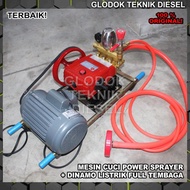 STEAM MOTOR MESIN CUCI MOTOR & MOBIL HONDA GX SIAP PAKAI SATU SET ORI - +Engine GX 200