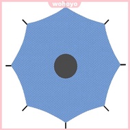 10/12/14ft Trampoline Canopy Sun Protection Trampolines Sunshade Accessories Anti-UV Trampoline Roof