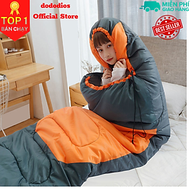 Túi Ngủ Văn Phòng Du Lịch, Phượt Cá Nhân, Túi Ngủ Mùa Đông - 3 Lớp Cao Cấp - Gói Gọn Tiện Ích- Hàng 