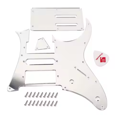 Acrylic HSH Pickguard Back Plate Truss Rod Cover Set for Ibanez RG350 EXZ EX HSH Music Equipment Acc
