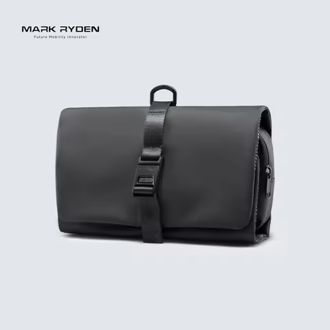 MARK RYDEN Travel Toiletry Bag Waterproof Organizer Bag Elegant Black Lightweight Pouch