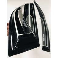 Window Visor - Mitsubishi Montero 2016 TO 2026 BlackNet VG Rain Visor Window Guard OEM IM