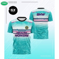 （JING) New BHW Tshirt Jersey Sublimation t shirt for men t shirt for women 2 colors chooes