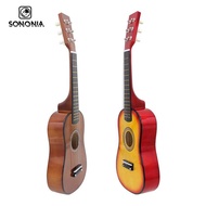 [SONONIA] 23inch 6 String Acoustic Guitar With Pick Strings For Kids Eductional Toys