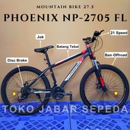 Sepeda Gunung MTB New Phoenix 27.5 Inch Rem Cakram