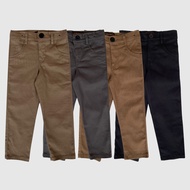 LIKE DADS Long Chino Pants for Boys Ages 2-14 Years Slim Fit model - Selvage