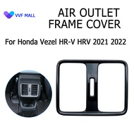 ภายในรถที่นั่งด้านหลังเครื่องปรับอากาศ Vent Cover Trim ตกแต่งสำหรับ Honda Vezel HR-V HRV 2021 2022