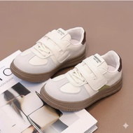 Super soft PU leather sneakers, new form 2025, light brown