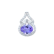 TAKA Jewellery Spectra Tanzanite Diamond Pendant 18K