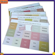 olimpidd|  Clear Lettered Bible Tabs Personalized Bible Index Stickers Large Print Bible Tabs Easy-to-use Sticky Index Labels for Bible Study Journaling Southeast Asian Buyers'