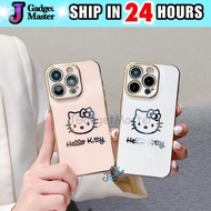 Vivo V21 V23 V23e V25 V25e V27 V27e V29 V30 V30e V40 Pro Lite X70 X90 electroplated kitty cat case