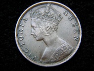 香港維多利亞銅幣-1901年香港英女皇維多利亞(Queen Victoria Gothic Version)歌德式肖像像一仙銅幣(最後一款)