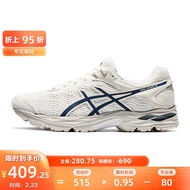 亚瑟士ASICS男鞋网面跑鞋减震运动鞋透气跑步鞋GEL-FLUX 4【HB】 米色/蓝色 39