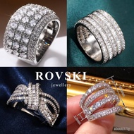 Exquisite Feminine Ring cincin silver 925 original Elegant and Graceful Jewelry cincin tunang cincin