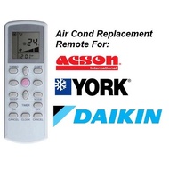 AIR-COND REMOTE CONTROL (ACSON,DAIKIN,YORK)