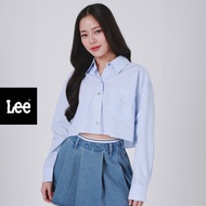 LEE เสื้อเชิ้ตแขนยาวผู้หญิง คอลเลคชั่น Lee Pink ทรง Cropped รุ่น LE S225WSHLN01