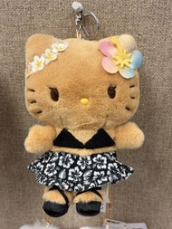Sanrio 黑皮版泳衣夏威夷style Hello Kitty 掛飾