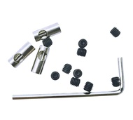 Stainless Steel 3.175mm/0.125inch to 5mm/0.196inch Coupler Shaft Motor Pinion Reducer Sleeve Adapter