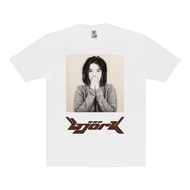 BJORK 1993 DEBUT VINTAGEkaos band | T-SHIRT BJORK 1993 DEBUT | BJORK 1993 WHITE DUST