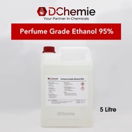 Perfume Grade Ethanol Alcohol 95% [5000ML] Perfume Making / Solvent / Sanitizer / Disinfection