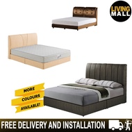 Living Mall Cadenza Series Fabric Divan Bed Frame In 3 Designs- All Sizes Available
