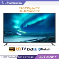 Smart TV 32 40 43 46 inch Android 14.0 /LED Digital TV 19 22 24 26 32 Inch DVB-T2 Bluetooth TV