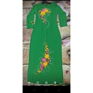 Odd ao dai size L 2 pieces of silk fabric