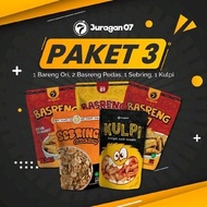 Juragan 07. Paket 3 (2 basreng premium pedas, 1 basreng premium origin