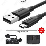 USB cable connecting sony HXR-NX80 HXR NX80 camcorder to computer - FULL VAT