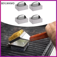 [biylwkmo] 4x Grill Cleaner Blocks Barbecue Cleaner Stone Effectively Kitchen Gadgets