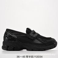 1906R Loafers New Style, Easy to Wear and Take Off Design, Slip-On Casual Shoes/All Black Leather Su