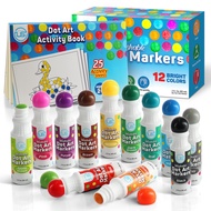Dot Markers | Bingo Daubers 12 Washable Color Dot Markers For Toddlers, Toddler Activities, Bingo Ma