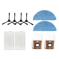 Compatible with ILIFE v9 V9 Pro A12 pro Robot Vacuum Cleaner Side Brush/Mop Cloth/HEPA Filter/Dust B