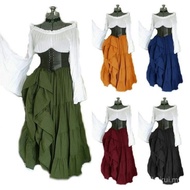 Women's Medieval Renaissance Maxi Dress - Vintage Historical Costume for Parties
