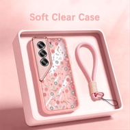 YBD Phone Case For Tecno Camon 40 Pro CM5 CM6 CM7 Light Luxury Gentle Flowers Soft TPU Protective Sh