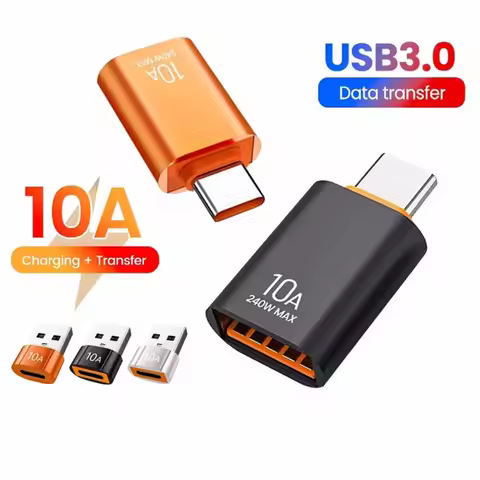 USB 3.0 10A USB A To USB C OTG Adapter Type C to USB Converter USB 3.0 Adapter For Xiaomi 12 MacBook