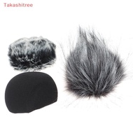 (Takashitree) 1Pc Foam Mic Wind Cover Furry Windscreen Muff For ZOOM H5 H6 Recorder Microphone