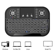 Miracle Shining Mini 2.4G Keyboard Multi Media Adjustable Wireless Touchable Remote Control with Backlight for PC Desktop Touchpad Smart TV Box