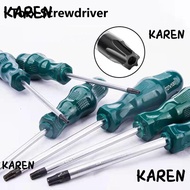 KARENGOODS Hexagon Screwdriver, with Hole Extra Long Torx Screwdriver, Portable T15 T20 T25 T30 400m