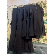 SAUDI BLACK ABAYA with HijaB for MUSLIMAH abaya dress muslimah abaya dress