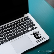 Quote Sticker Do or do not - Quote Master Yoda Sticker for Mac Asus Acer laptop