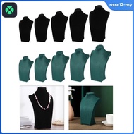 1F] Display Necklace Mannequin Chain Organizer for Women Necklace Jewelry Display Model Bust Stand f