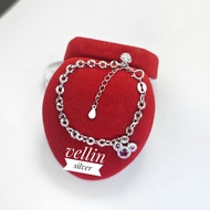Cute Toddler Bracelet 925 Silver White Gold Plated - Fashion Children's Bracelet Authentic 925 Silve